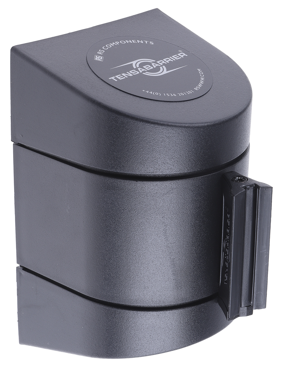 Tensator Black & Yellow PET Retractable Barrier, 4.6m, Yellow/Black Tape