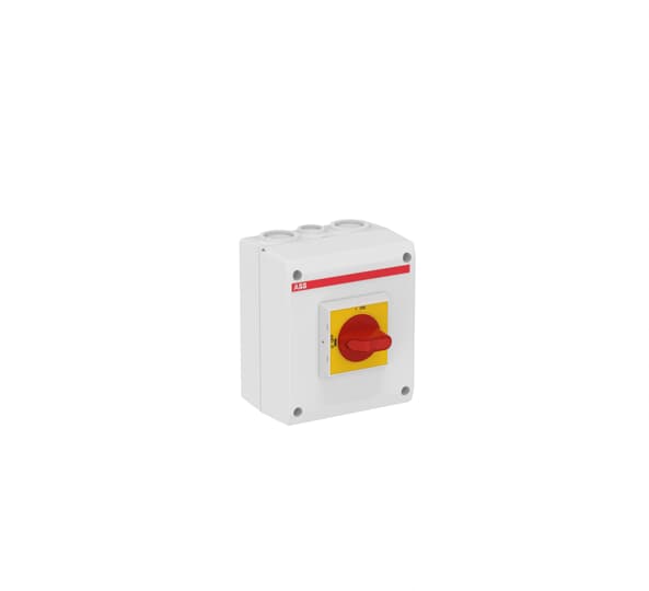 ABB 6P Pole Screw Mount Switch Disconnector - 16A Maximum Current, 7.5kW Power Rating, IP65
