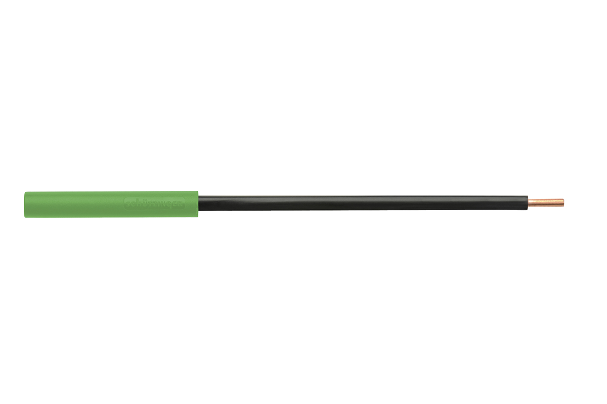Schutzinger Green, Female Banana Socket With Copper contacts and Nickel Plated