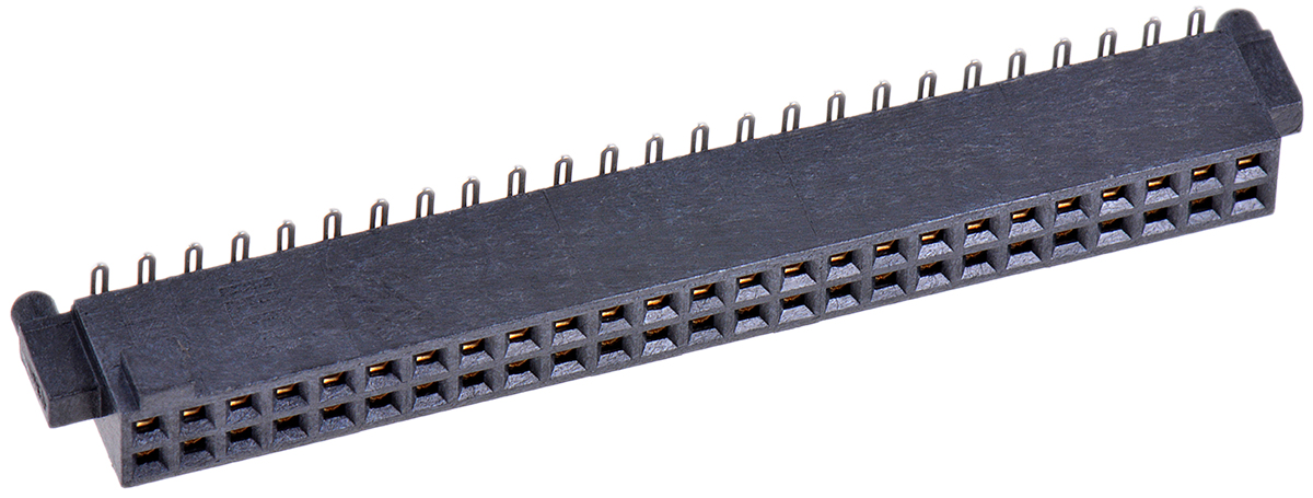 Samtec SFM Series Straight Surface Mount PCB Socket, 50-Contact, 2-Row, 1.27mm Pitch, Solder Termination
