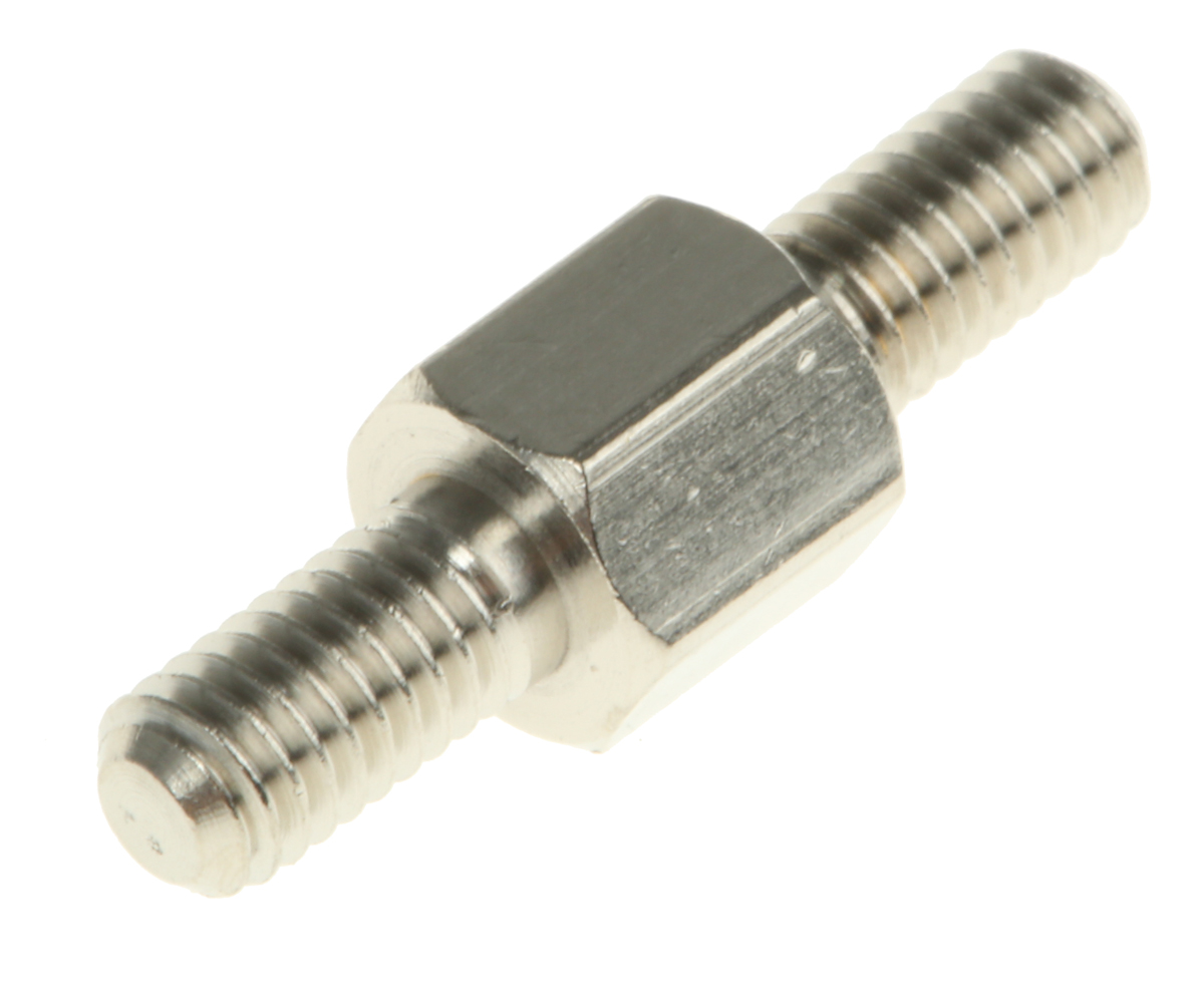 HARWIN Standoff, M3 Thread, 5mm Body, Brass, Male/Male