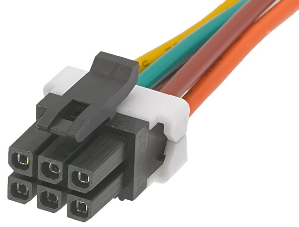 Molex 6 Way Female Micro-Fit TPA to 6 Way Female Micro-Fit TPA Wire to Board Cable, 150mm