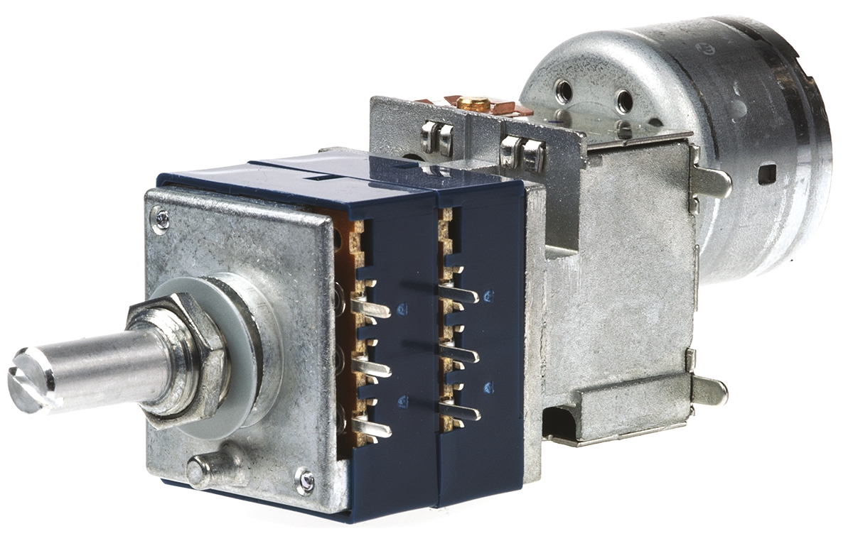 Alps Alpine RK27 50kΩ Rotary Potentiometer, Panel Mount (Through Hole), RK27112MC01P