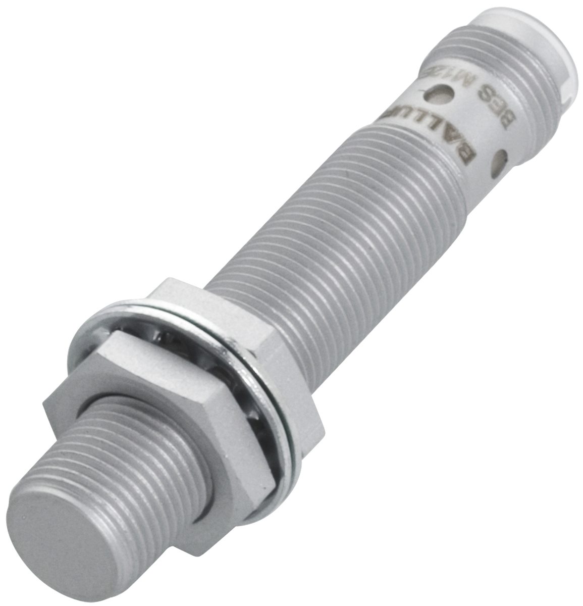 BALLUFF Inductive Threaded Barrel Proximity Sensor, M12, 4 mm Detection, PNP NO, 10 → 30 V dc