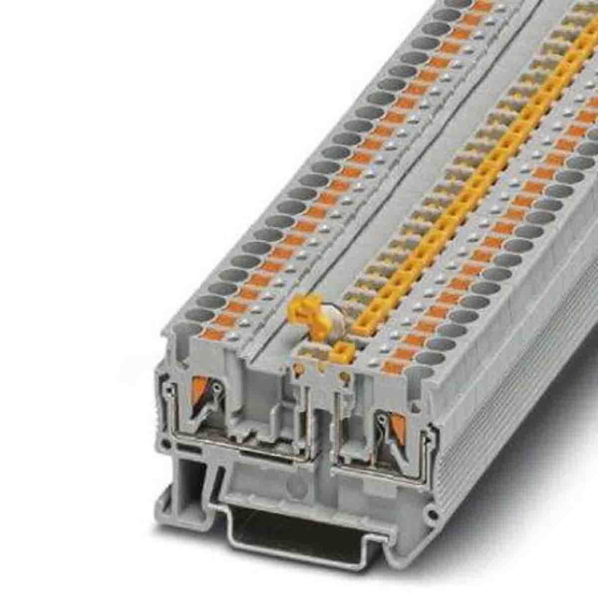 Phoenix Contact 3270079 PTC Series Grey, Push In Termination