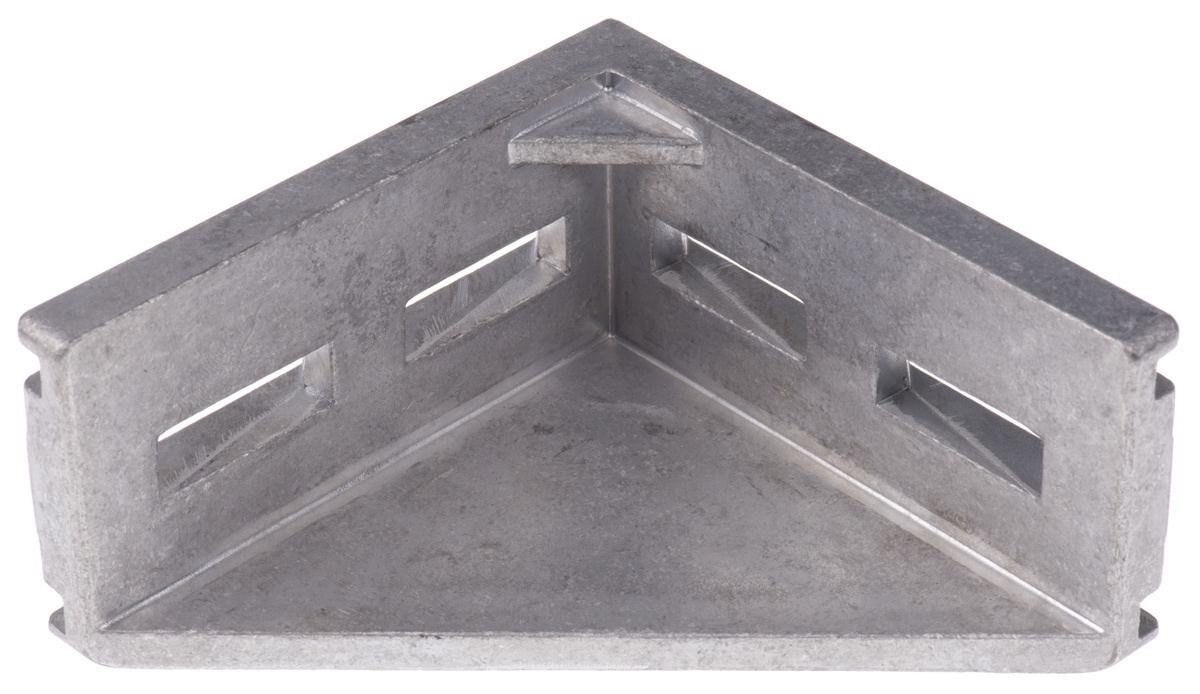 Bosch Rexroth M8 Angle Bracket, Connecting Component, Strut Profile 50 mm, Groove Size 10mm