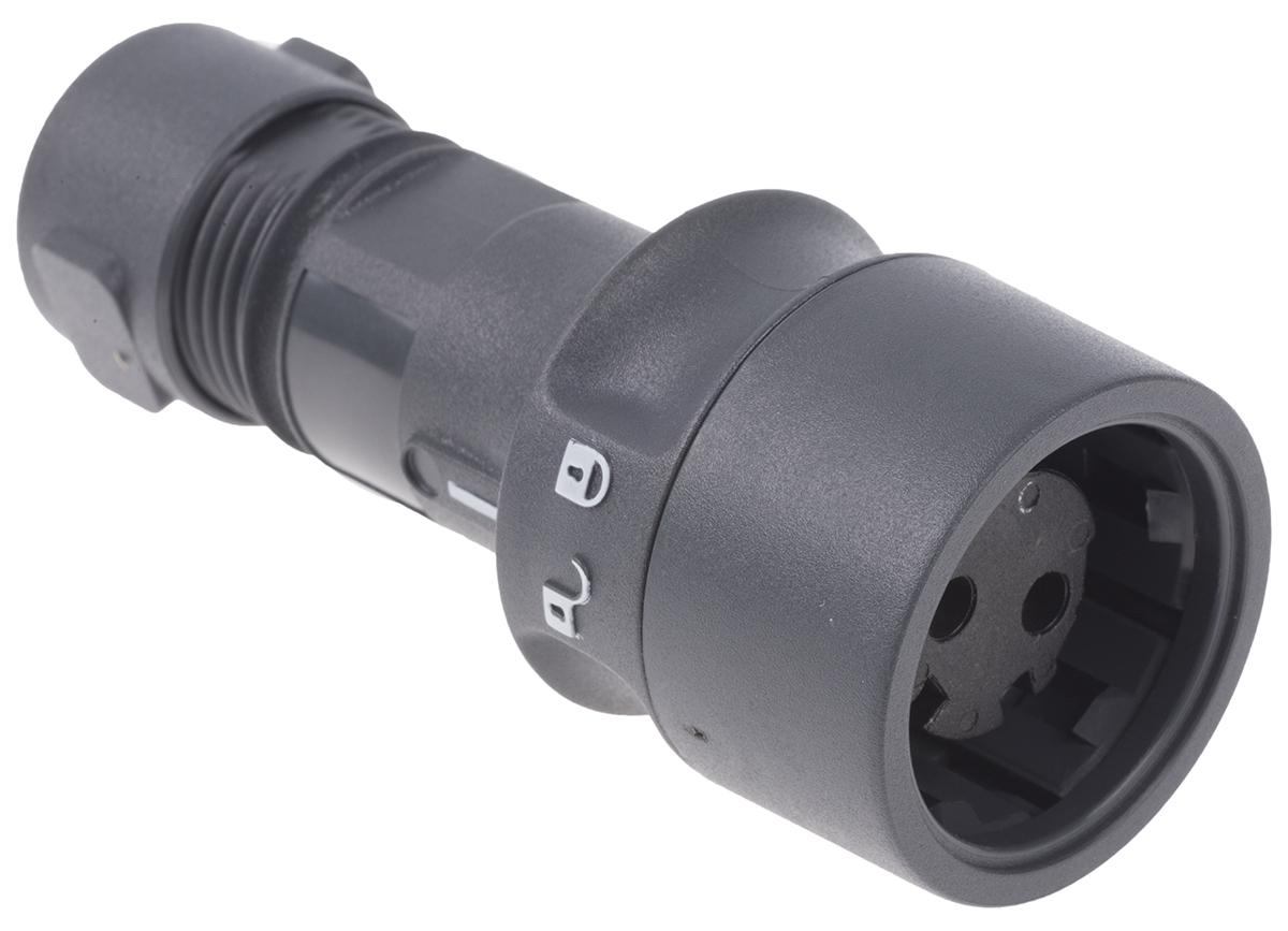 Bulgin Circular Connector, 2 Contacts, Cable, Standard Connector, Socket, Female, IP66, IP68, IP69K, Buccaneer 6000