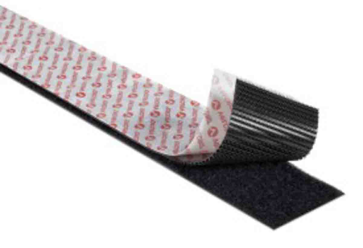 Velcro Black Hook & Loop Tape, 50mm x 2.5m
