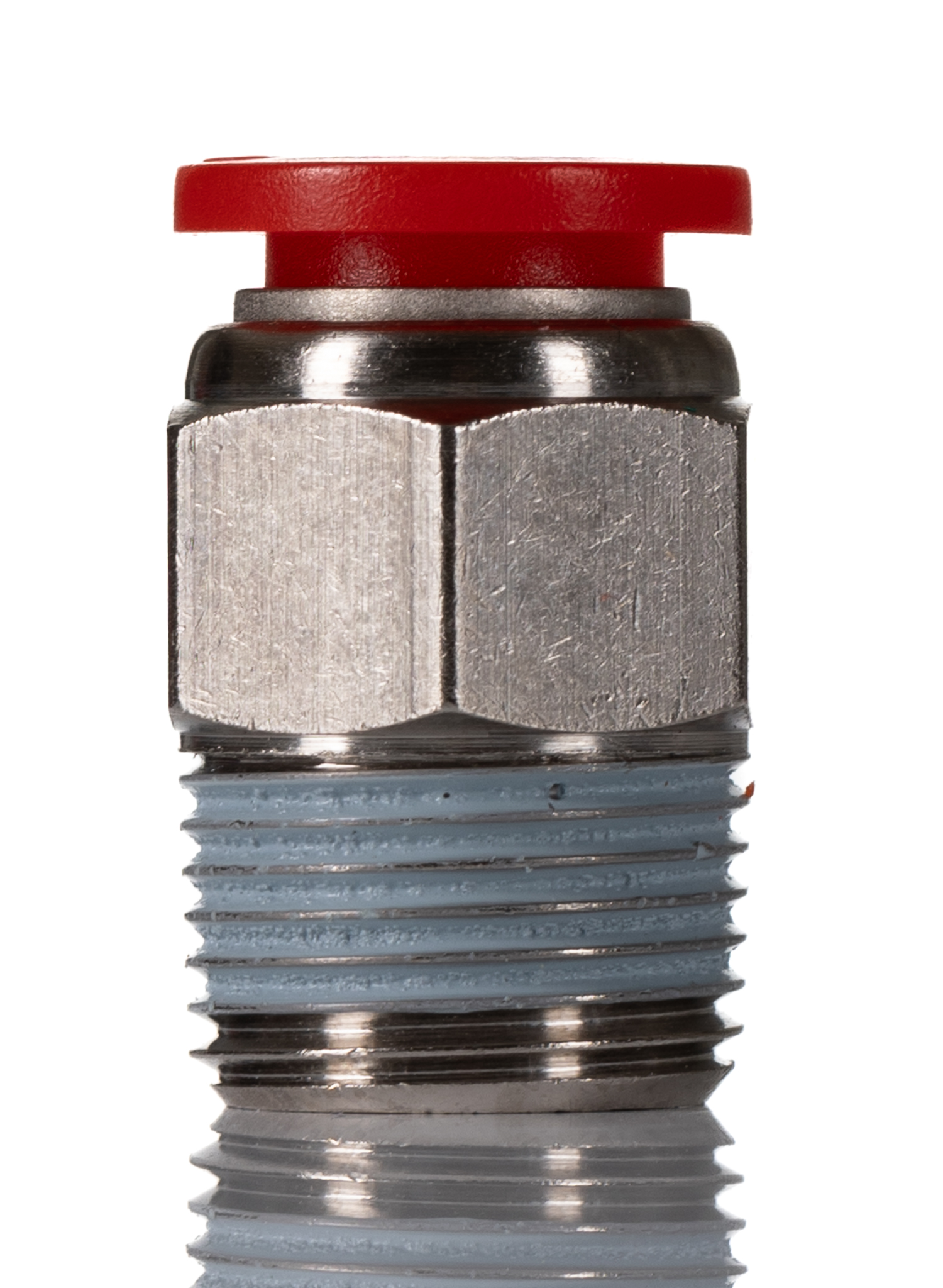 Norgren Pneufit C Series Straight Threaded Adaptor, Push In 10 mm to R 3/8, Threaded-to-Tube Connection Style, Pneufit