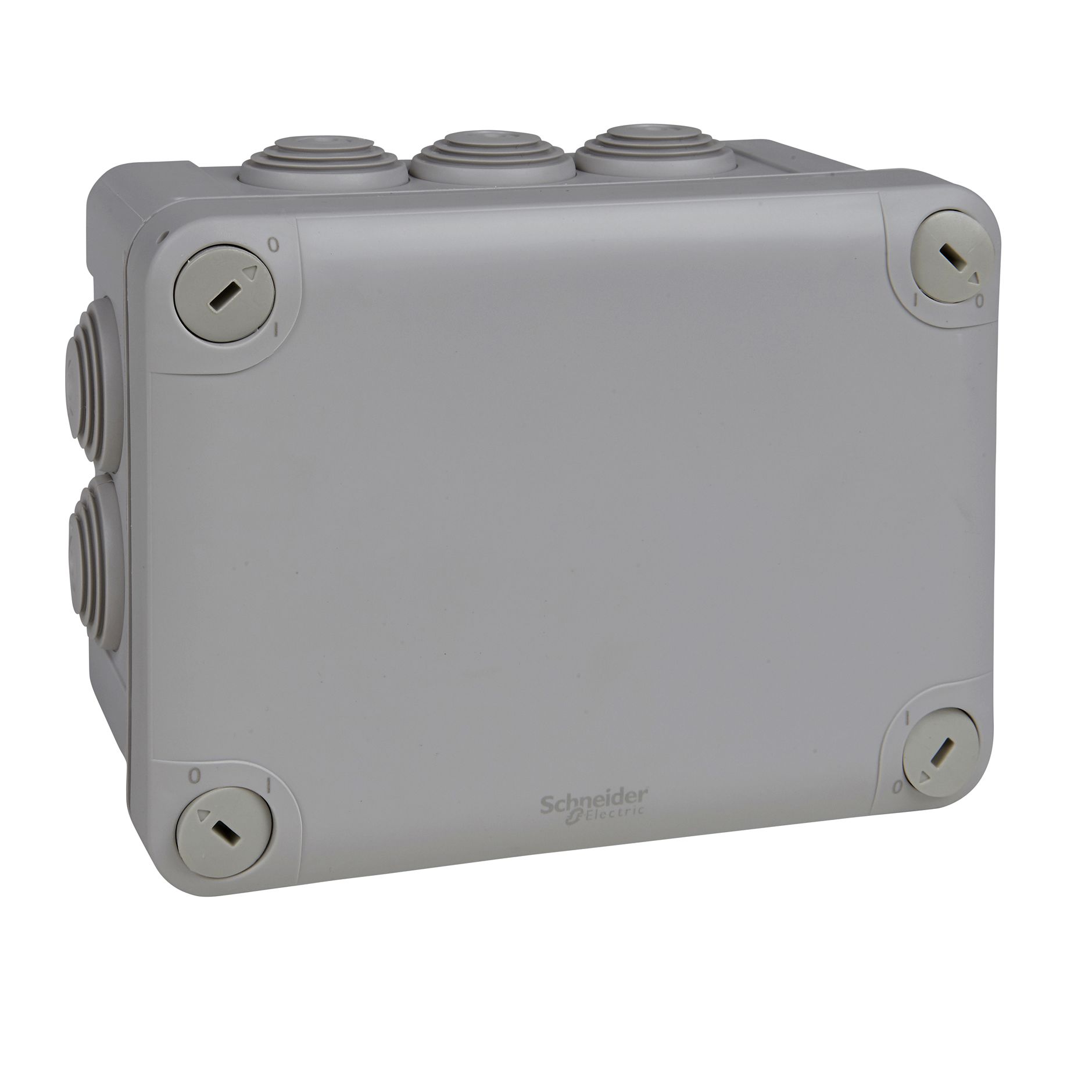 Schneider Electric Grey PP Junction Box, IP55, 10 Terminals, 85 x 165 x 125mm