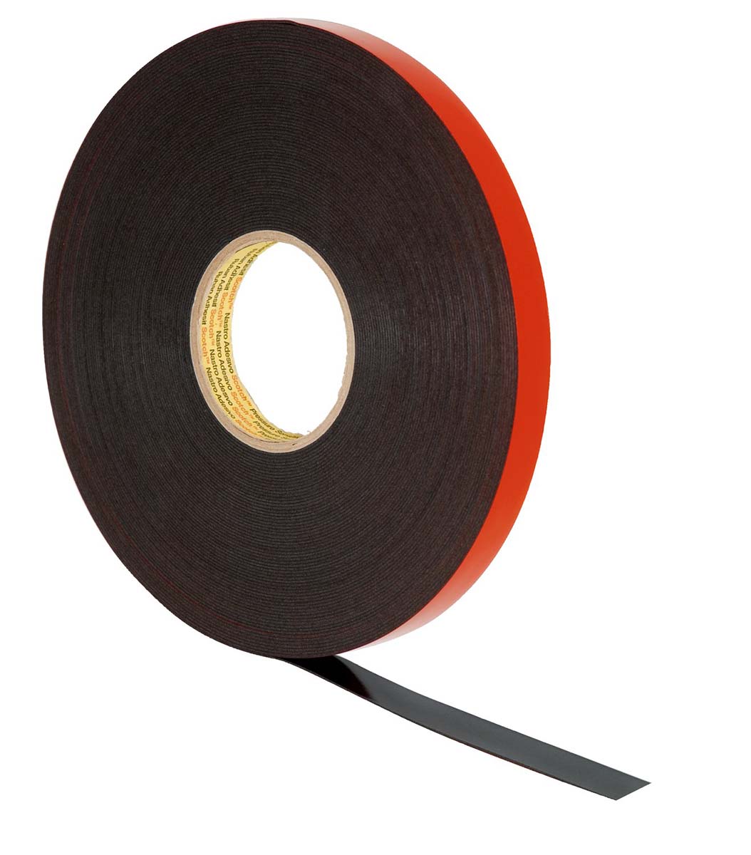 3M 5962F, VHB™ Black Foam Tape, 12.0mm x 33.0m, 1.60mm Thick
