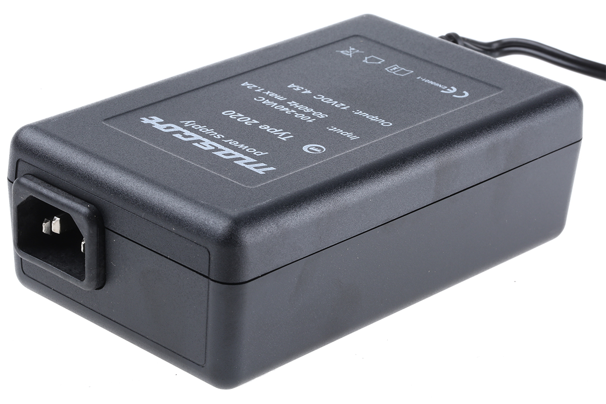 Mascot Power Brick AC/DC Adapter 12V dc Output, 4.5A Output