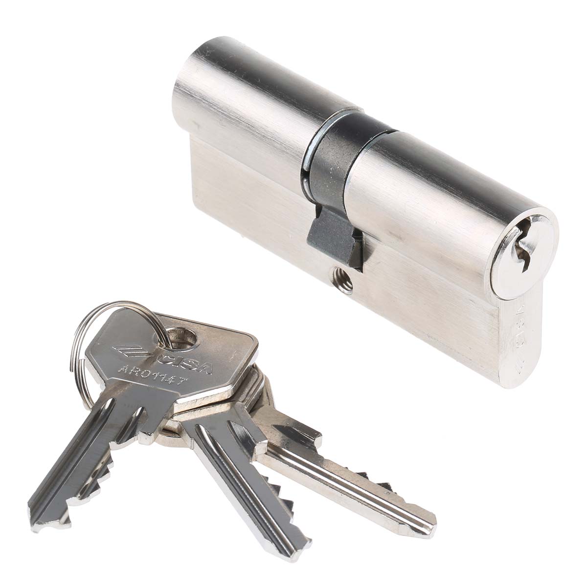 CISA Steel Euro Cylinder Lock, 35/35 mm