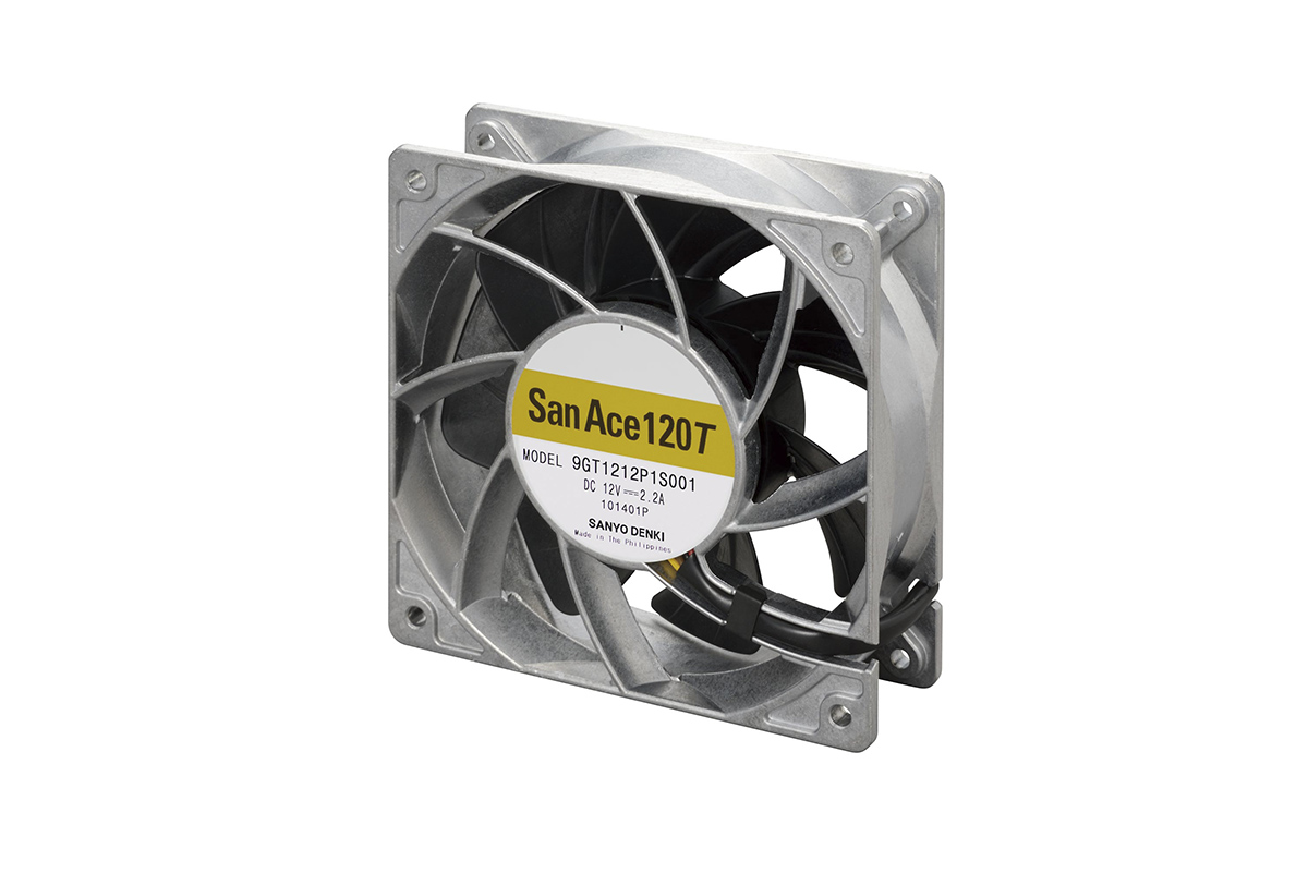 Sanyo Denki 9GT Series Axial Fan, 24 V dc, DC Operation, 26.4W, 1.1A Max, 120 x 120 x 38mm