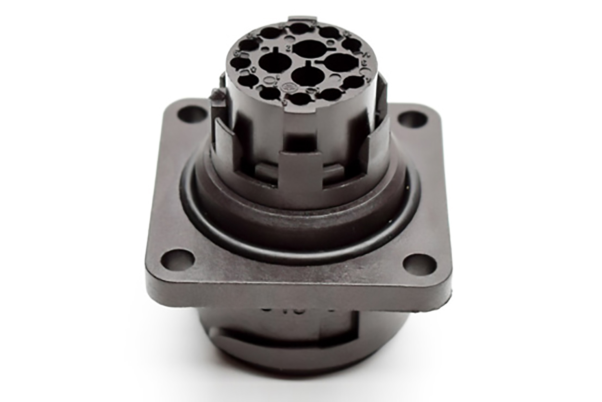 Amphenol Industrial Circular Connector, 14 Contacts, Panel, Standard Connector, Socket, Male, IP65, Ecomate C16 Series