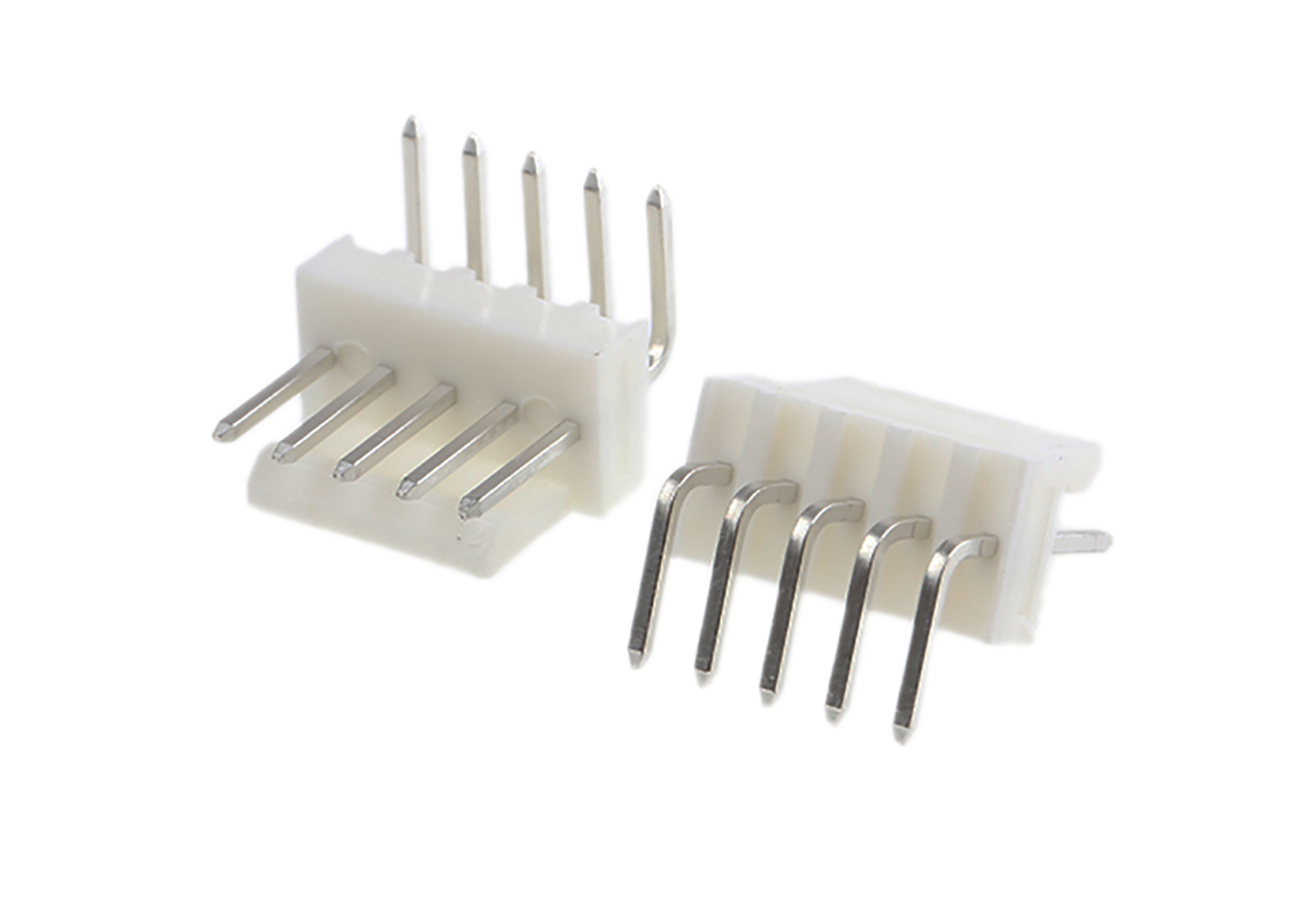 Molex KK 254 Series Right Angle Through Hole Pin Header, 5 Contact(s), 2.54 mm Pitch, 1 Row, Unshrouded