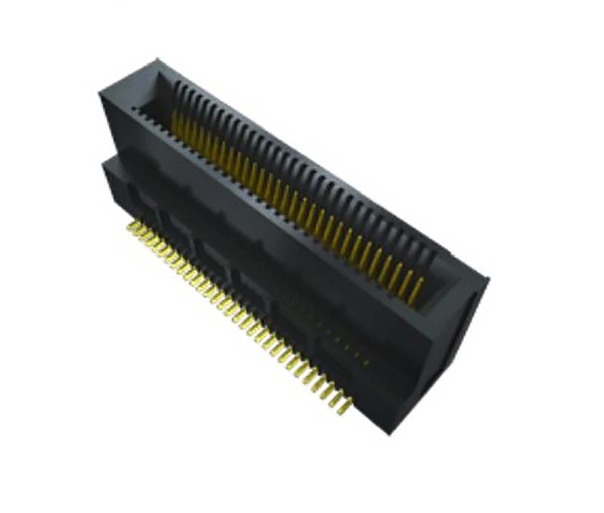 Samtec MEC8-VP Series Vertical Female Edge Connector, Through Hole Mount, 0.88 Pitch, 1-Row