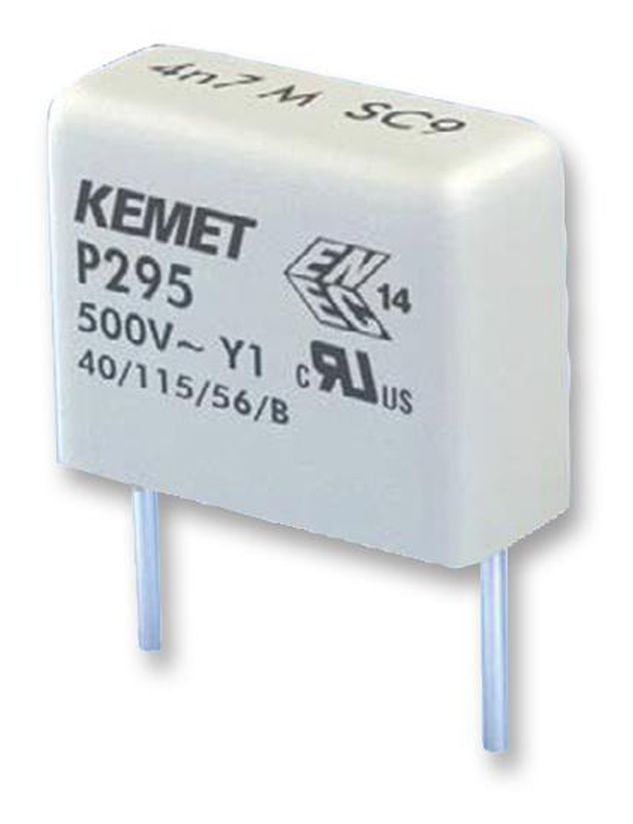 KEMET P295 Paper Capacitor, 500V ac, ±20%, 4.7nF, Through Hole