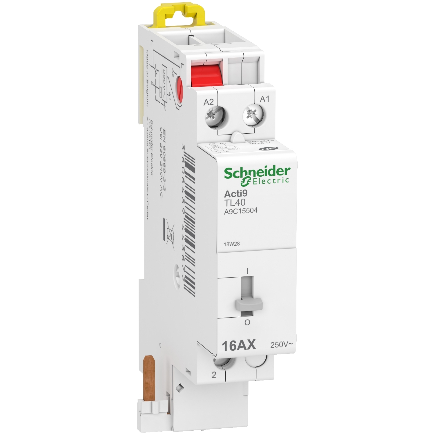 Schneider Electric DIN Rail Remote Switch, 230V ac Coil, 16A Switching Current, SPST