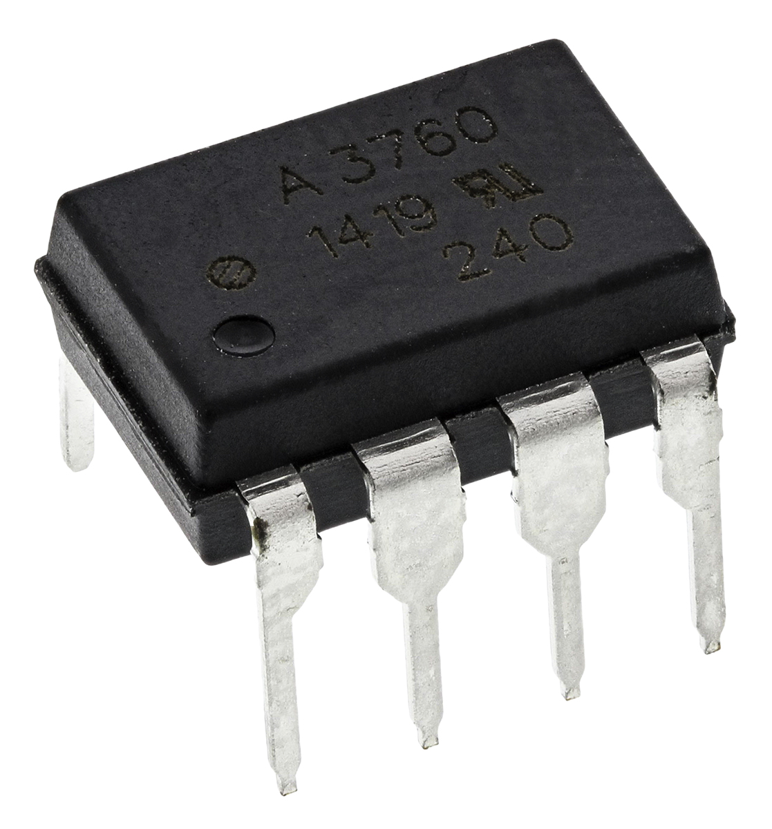 Broadcom, HCPL-3760-000E AC/DC Input, Input Darlington Output Optocoupler, Through Hole, 8-Pin PDIP
