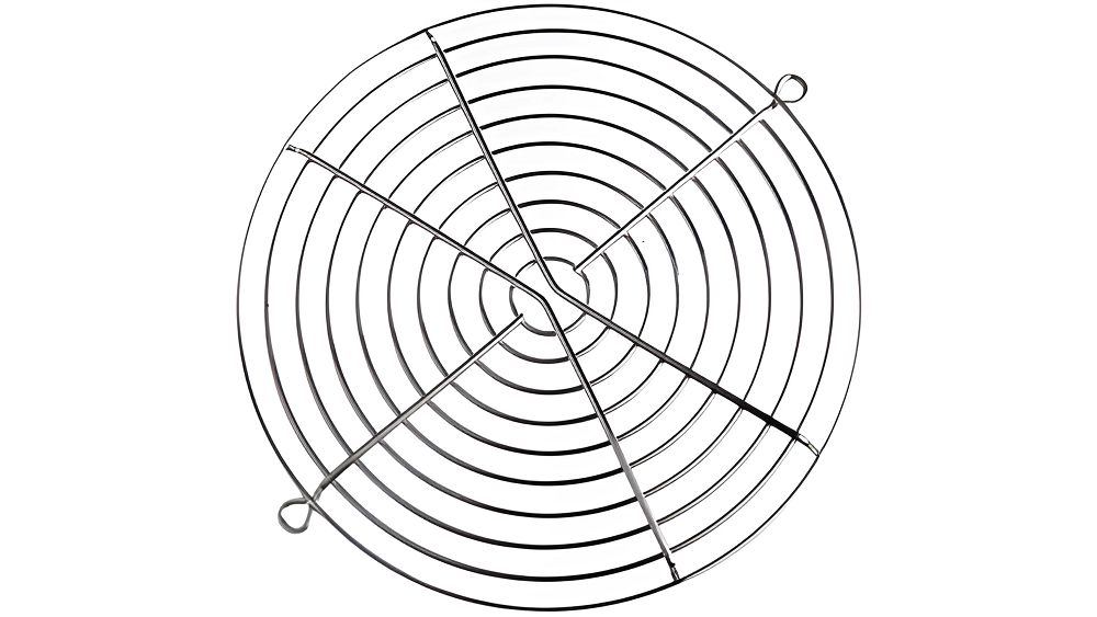 RS PRO Steel Finger Guard for 172mm Fans, 162mm Hole Spacing, 170 x 170mm