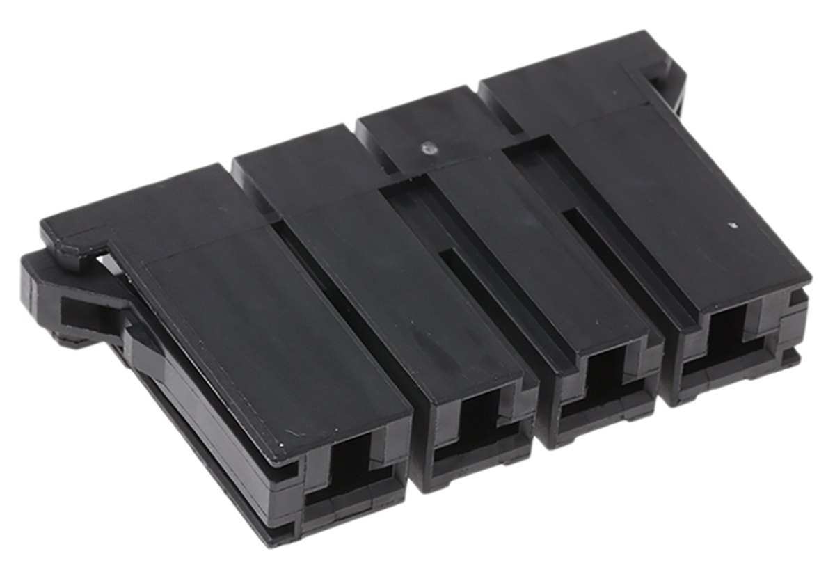 TE Connectivity, Dynamic 5000 Female Connector Housing, 10.16mm Pitch, 4 Way, 1 Row