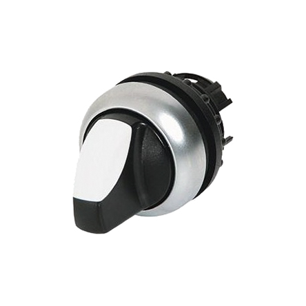 Eaton 2 Position Selector Switch Head, 22mm Cutout, Black Handle