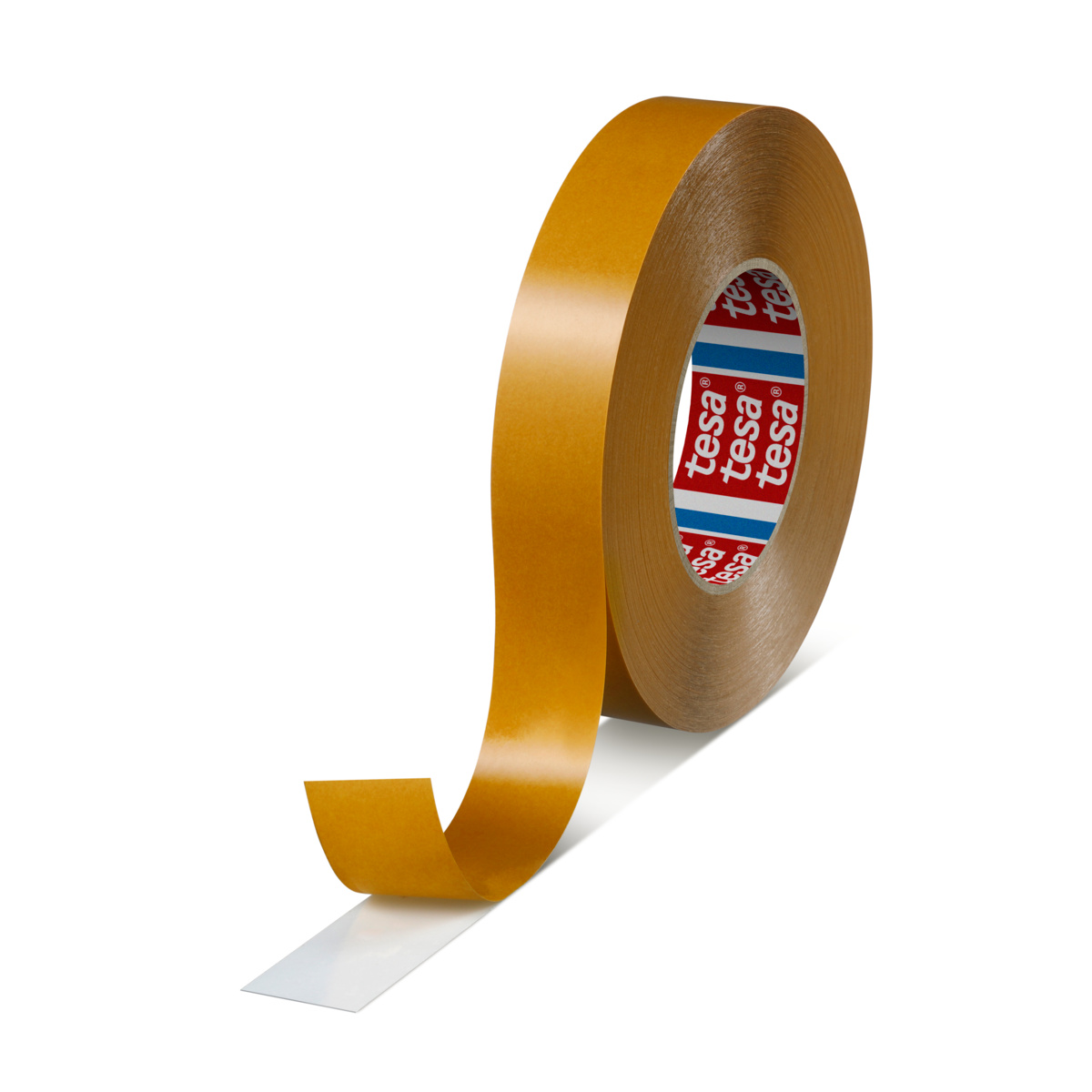 Tesa 04970-00152-00 White Double Sided Tape, 0.225mm Thick, 16.6 N/cm, PVC Film Backing, 30mm x 50m