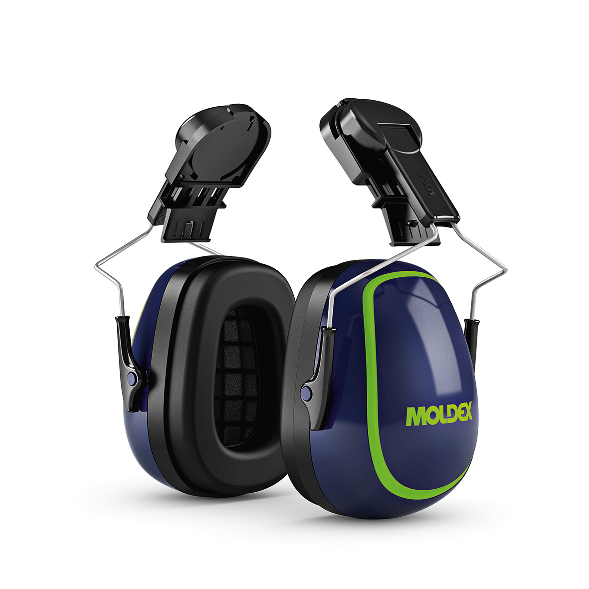 Moldex MX7 Listen Only Ear Shells with Helmet Attachment, 31dB, Blue