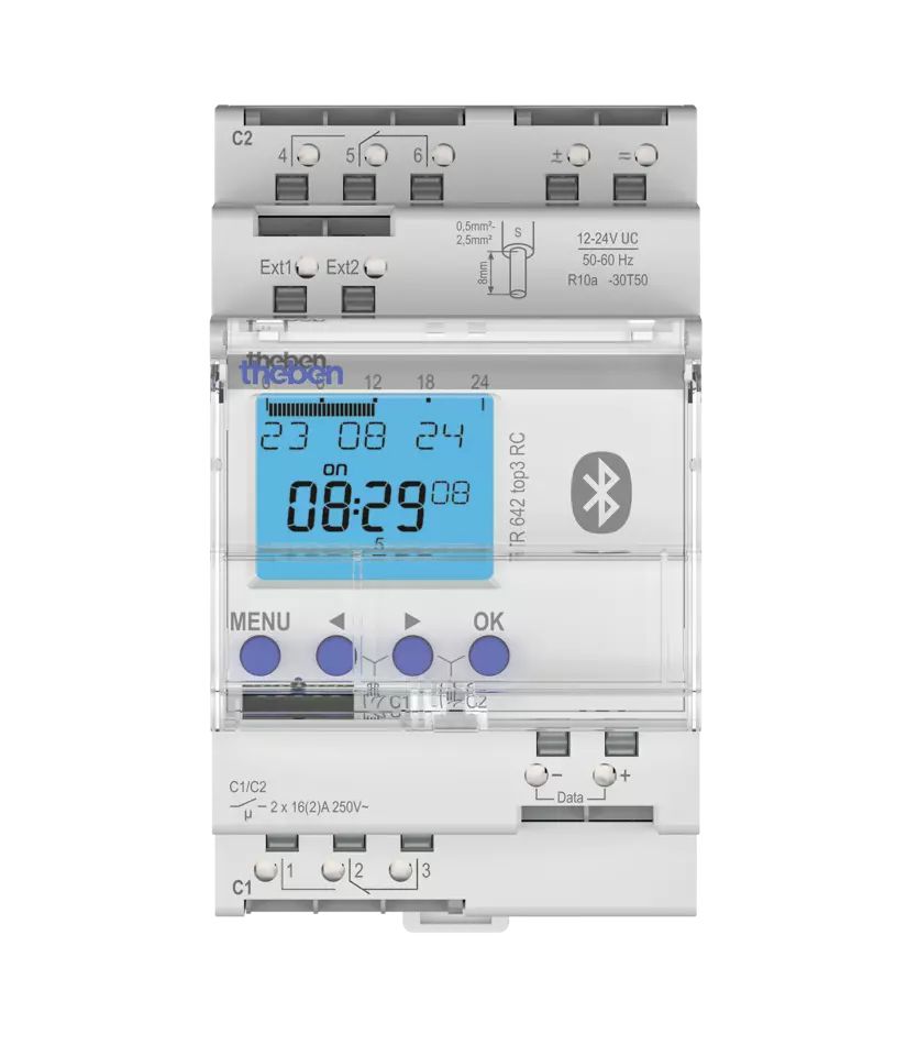 Theben Digital Time Switch 12 → 24 V ac, 2-Channel