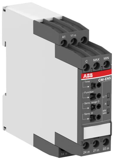 ABB CM-ENS Series Liquid Level Relay - DIN Rail, 24 → 240 V ac/dc 1 Voltage Input SPDT Relay