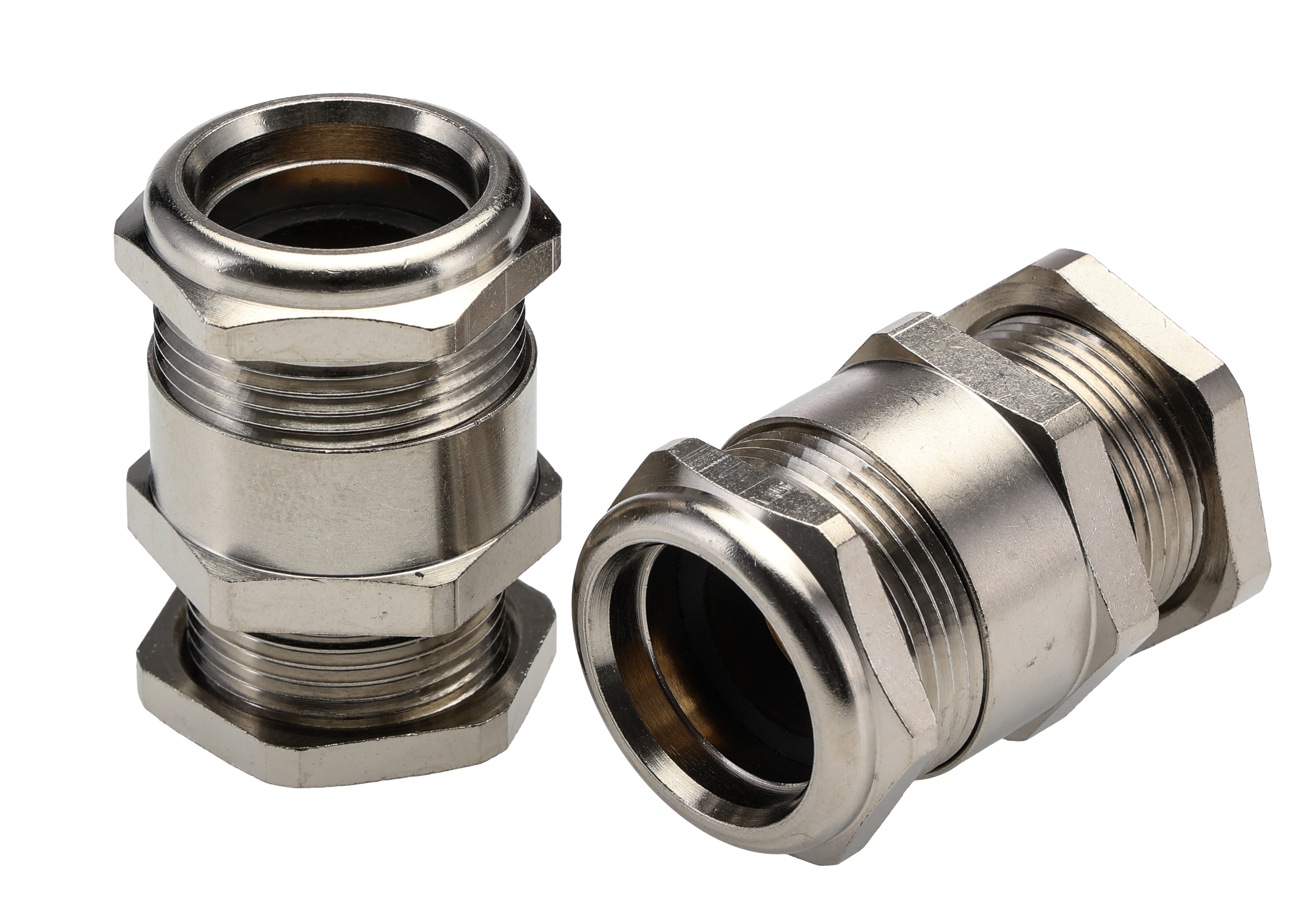 Lapp SKINDICHT Series Metallic Nickel Plated Brass Cable Gland, M25 Thread, 14mm min., 15.8mm max., IP68