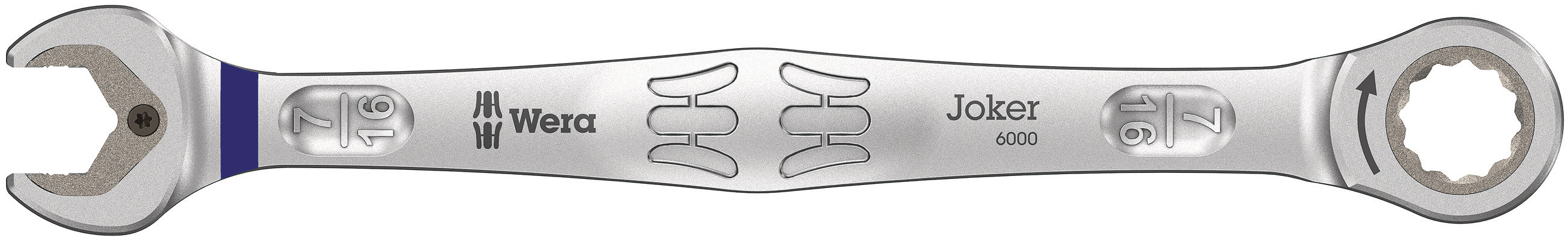 Wera Joker Series Combination Ratchet Spanner, 7/16in, Imperial, Double Ended, 165 mm Overall