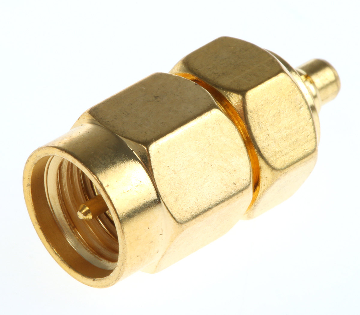 RF Solutions Straight 50Ω RF Adapter SMA Plug to MMCX Plug