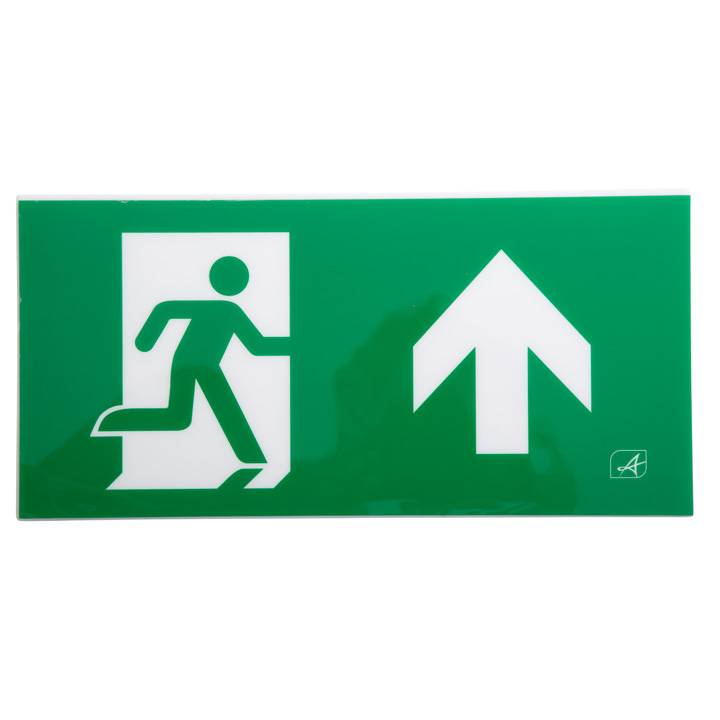 Polycarbonate Emergency Exit Up Exit Sign