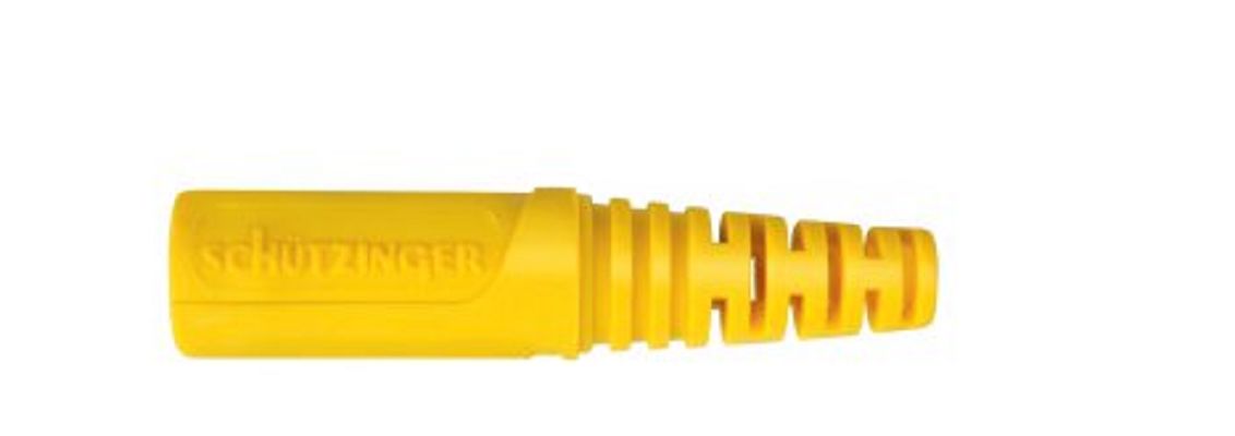 Schutzinger Red Female Banana Coupler, Solder Termination, 10A, 30 V ac/dc, 60 V ac/dc, Nickel Plating