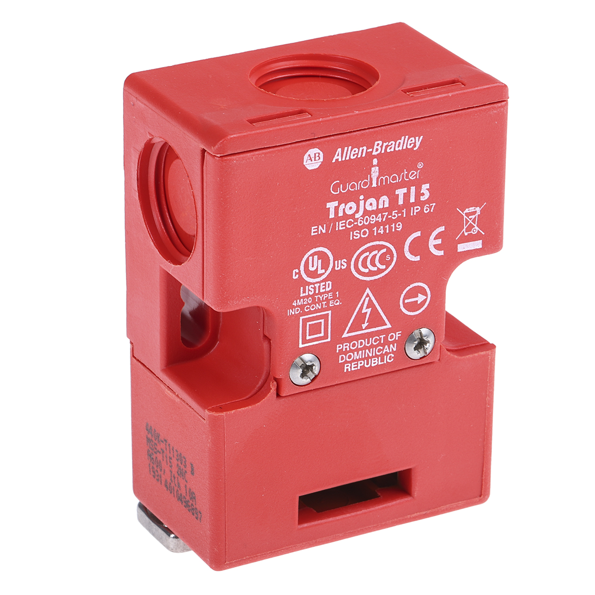 Allen Bradley Guardmaster 440K Safety Interlock Switch, 2NC, Keyed Actuator Included, Glass Filled PBT