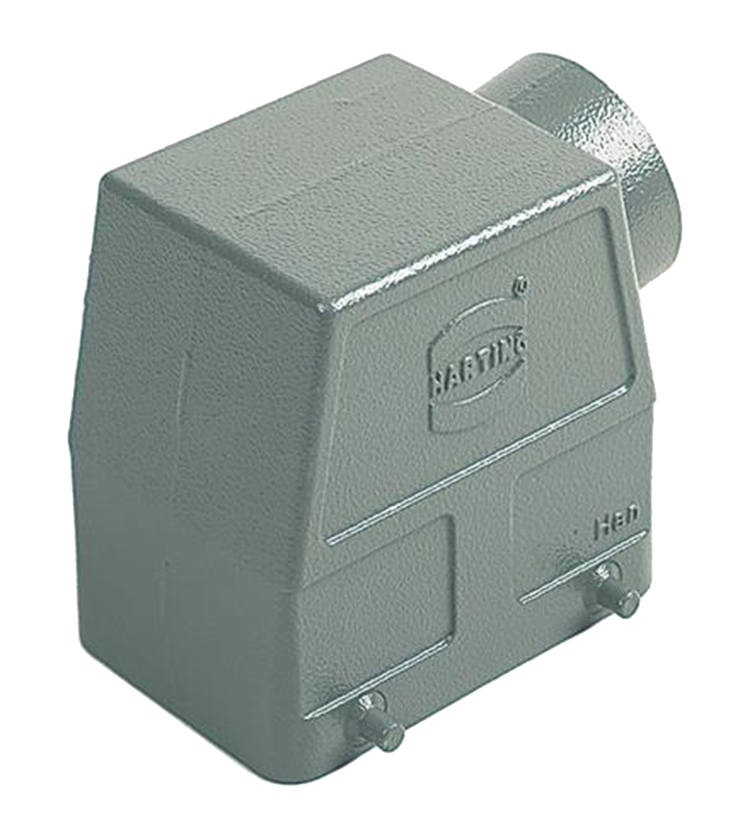 HARTING Han A Heavy Duty Power Connector Hood, PG29 Thread, Side Entry