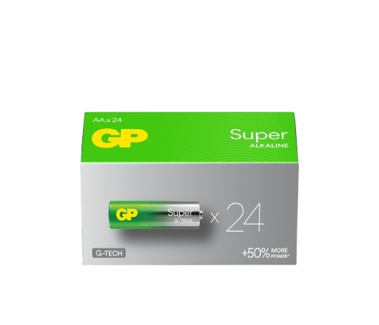 Gp Batteries GP Batteries Super Alkaline Alkaline Manganese Dioxide AA Battery 1.5V