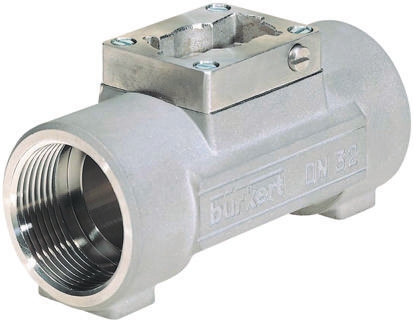 Burkert Plastic Pipe Fitting, Straight Flow Adapter, Female G 3/4in x Female G 3/4in