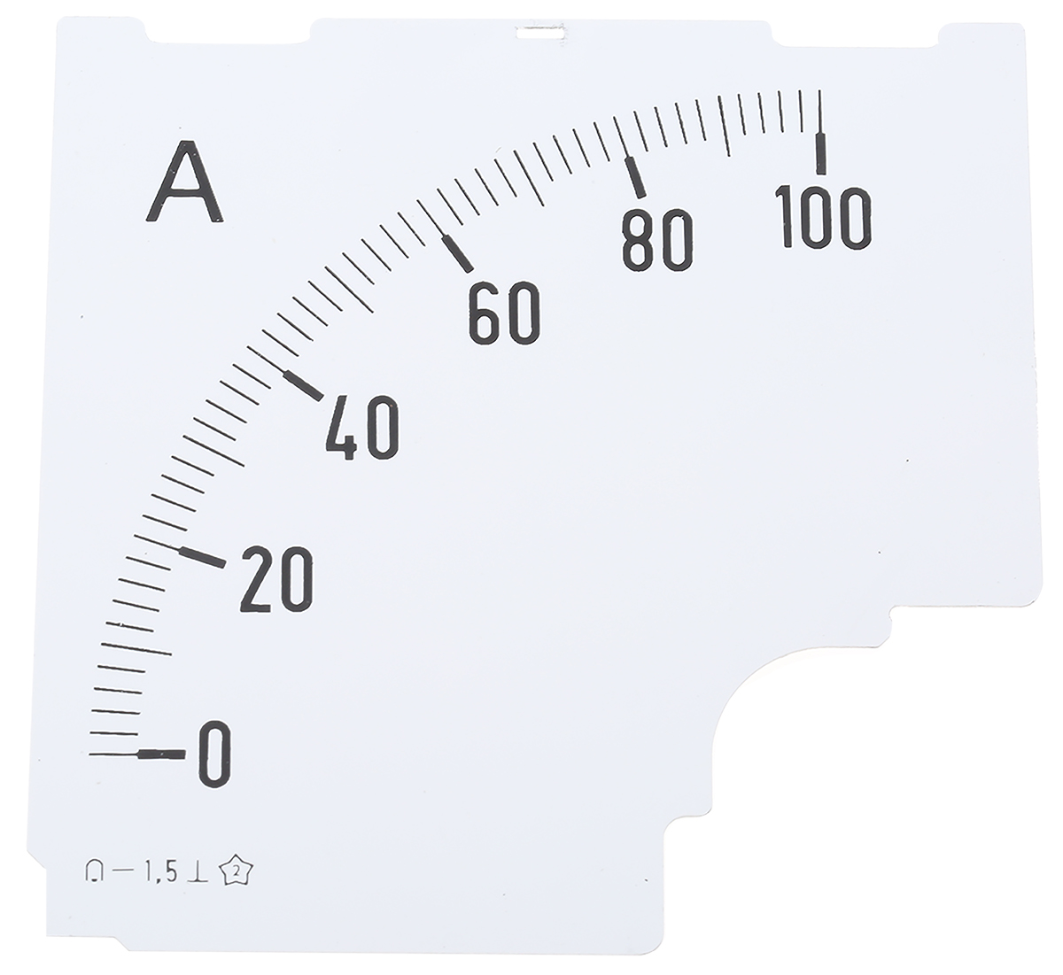 HOBUT 0/100A Meter Scale for Shunt 75mV