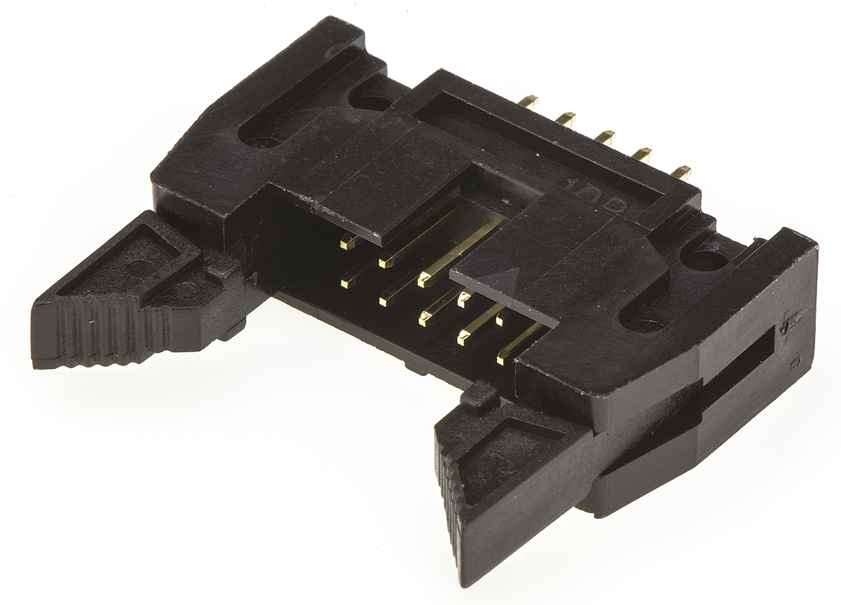 Amphenol Communications Solutions T816 Series Straight Through Hole PCB Header, 10 Contact(s), 2.54 mm Pitch, 2 Row,