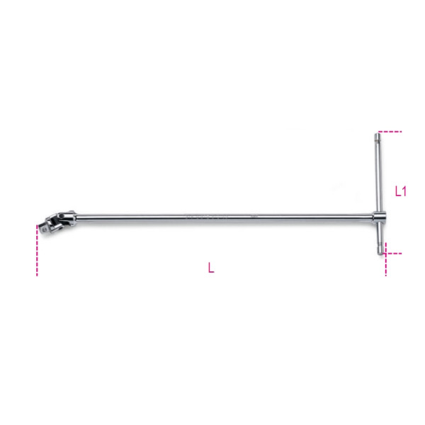 BETA 920/40 1/2 in Swivel T Handle, 490 mm Overall