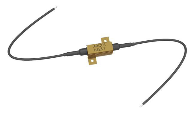 Arcol, 470Ω 50W Aluminium Chassis Mount Resistor HS50F 470R F ±1%