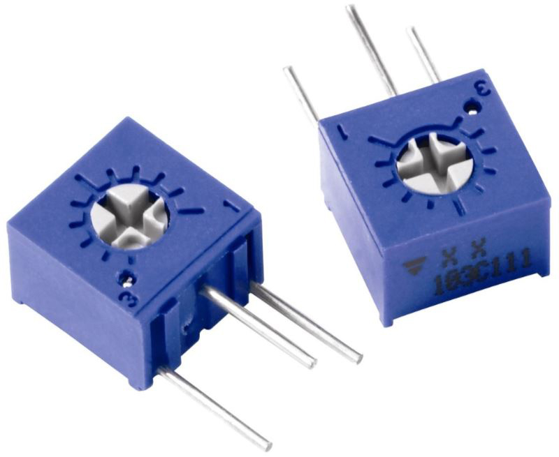 10kΩ, Through Hole Trimmer Potentiometer 0.5W Top Adjust Vishay, T73