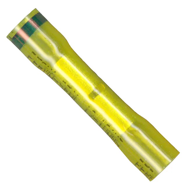 Molex Butt Splice Crimp Butt Splice Terminal, Insulated 10 AWG, 12 AWG, 14 AWG, 16 AWG