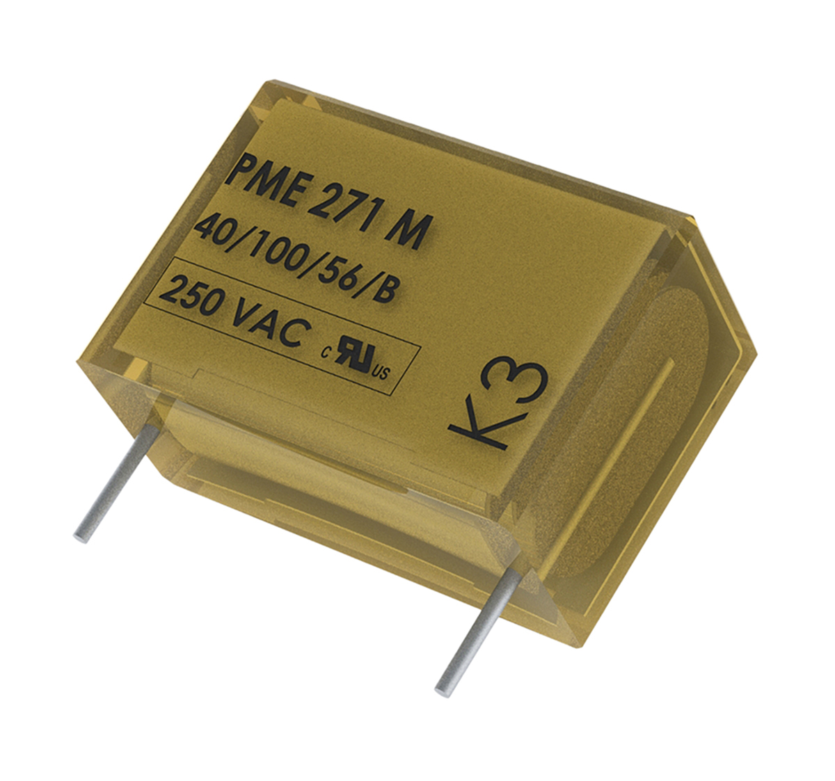 KEMET PME271 Paper Capacitor, 275V ac, ±20%, 33nF, Through Hole