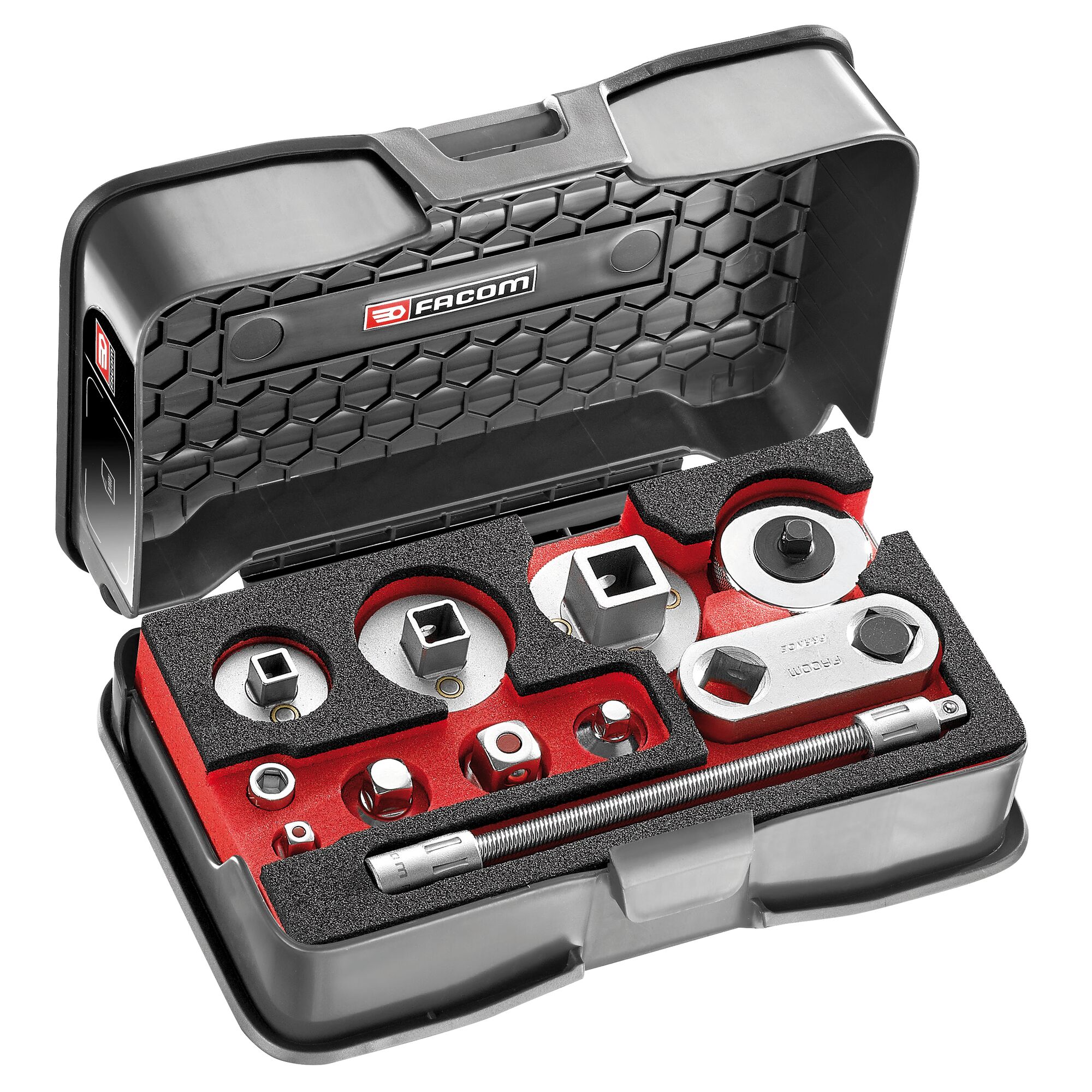Facom RJS.J11MPF 1/2 in, 1/4 in, 3/8 in Ratchet Clamping Accessory, 150 mm Overall