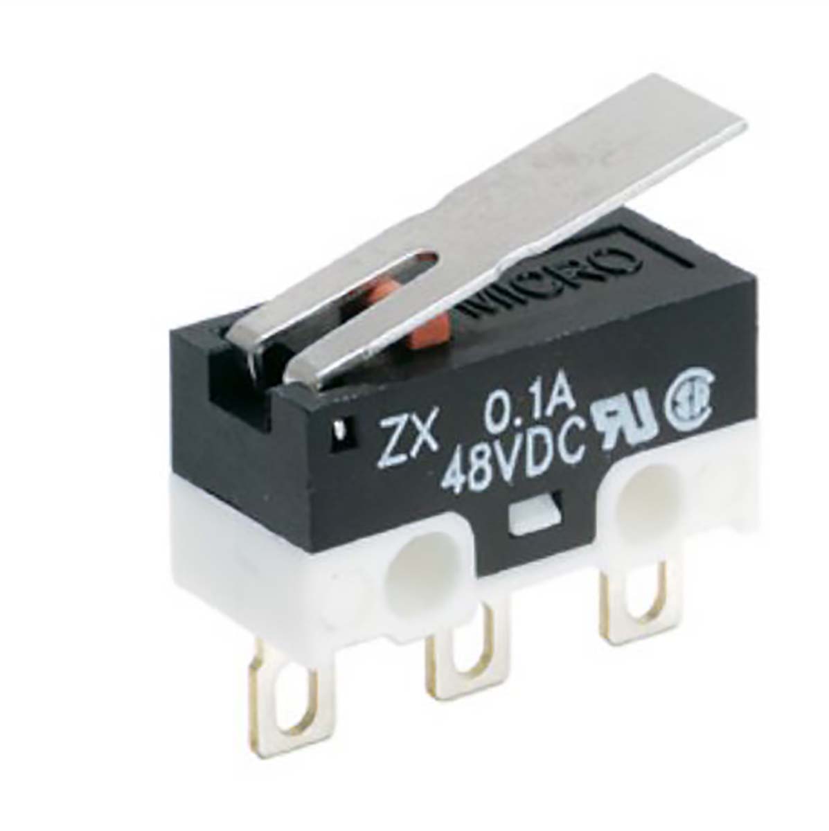 Honeywell Short Lever Micro Switch, Left Angle PCB Terminal, 100 mA, SP-CO, IP40