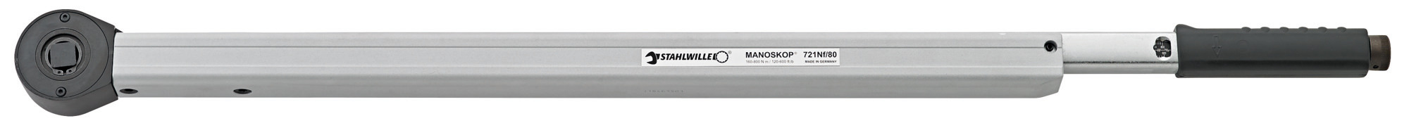 STAHLWILLE 721Nf Click Torque Wrench, 160 → 800Nm, 3/4 in Drive, Square Drive - RS Calibrated